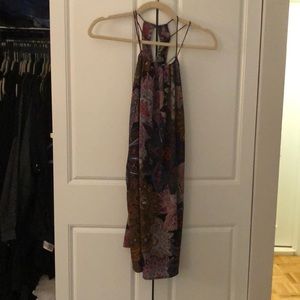 Greylin dark paisley mini dress, size XS